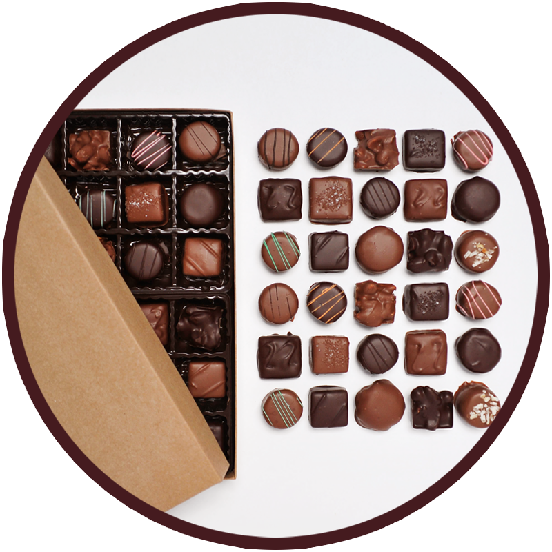 30 Piece Assorted Chocolate Gift Box